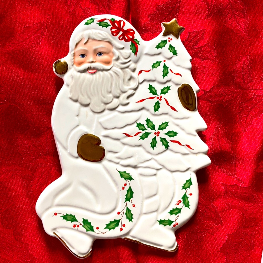 Santa Trivet or Wall Hanging Lenox